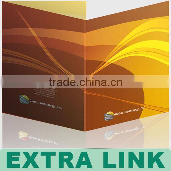 High Quality Fashion a4 a5 Leather Folder Pu Folder Black Brochure Production And Print