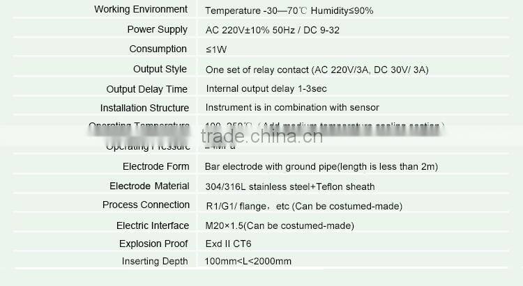 2015 new LS-DCA Capacitance Level Switch (Medium Temperature Type)