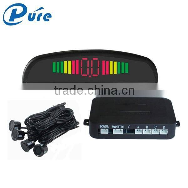 4 Sensor Backup Radar System LED Display Car Wireless Parking Sensor DC 12V Car Parking Sensor