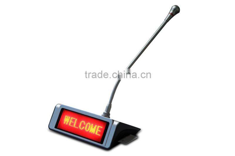 Speaker Desktop Speech Chairman Unit with LED Display Conference Microphone Speaker
