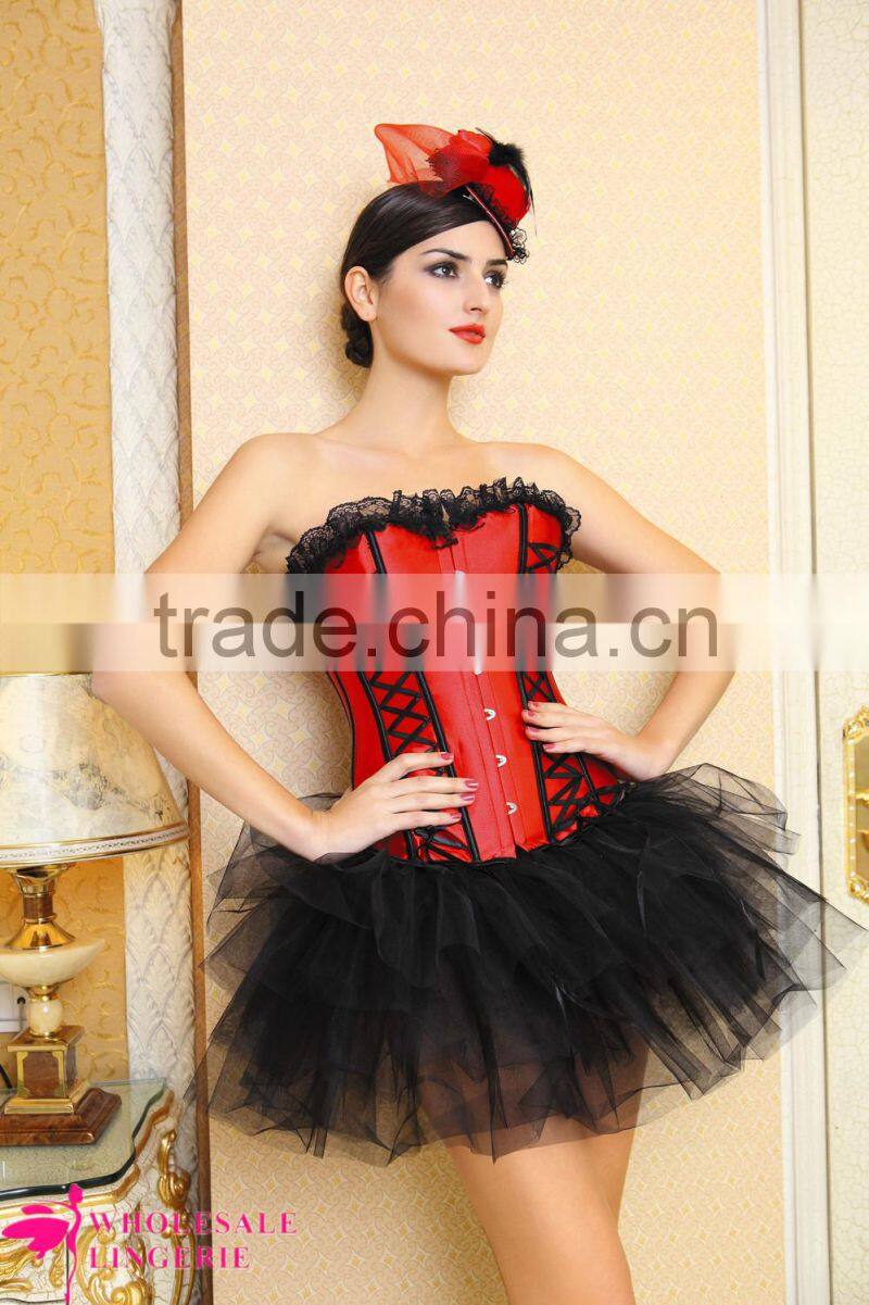 Manufactory wholesale sexy corset outfit sexy corset dresses