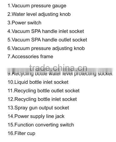 Microdermabrasion diamond ms07/Diamond Microdermabrasion machine