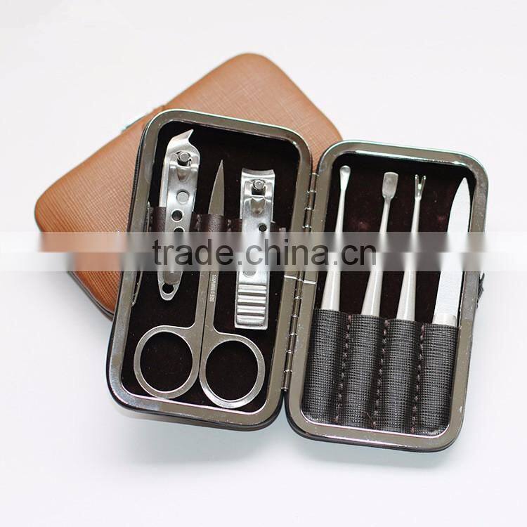 Bonvatt nail manicure set Hot selling high quality 7pcs men s pedicure manicure set