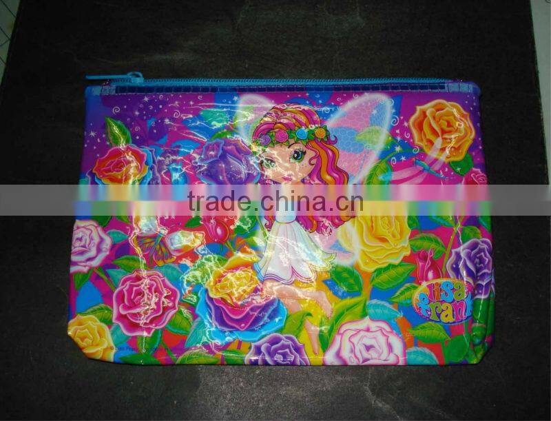 cute cartoon Pencil bag with zipper