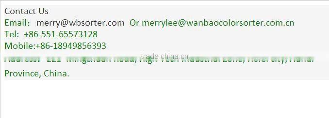 China supply,newest software, factory supply directly,color sorting machine intelligent