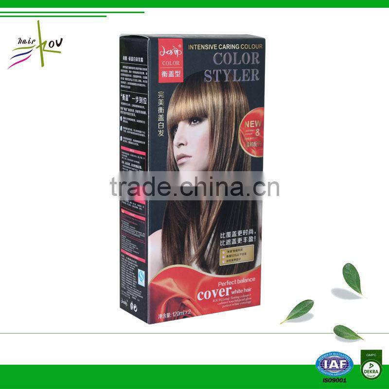 16 colors most popular fashion color hair dye