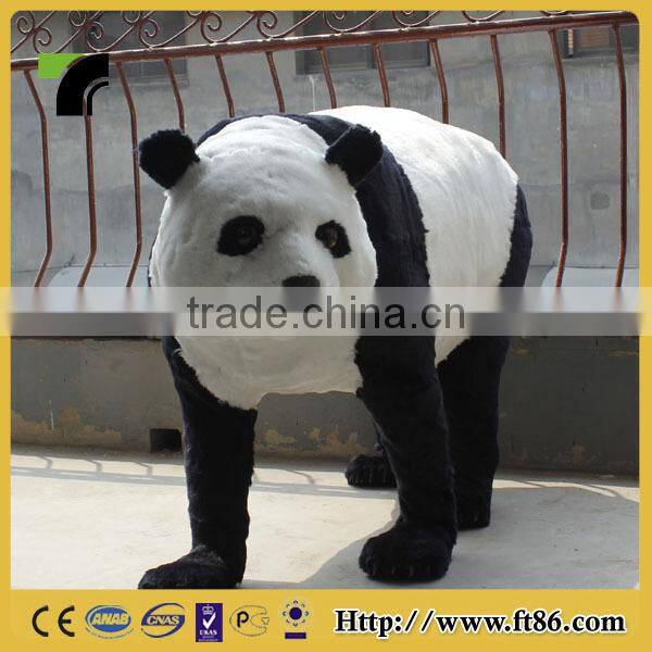 Amusement park decoration kids ride on animals panda
