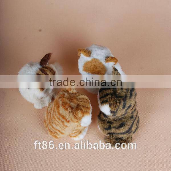2014 new popular Christmas decoration animal model Animal gifts cat