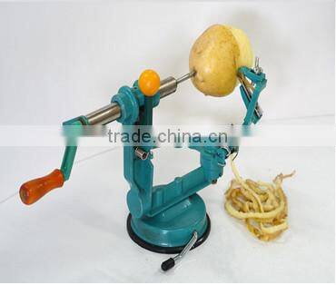 2015 new type heavy duty apple peeler with wooden handle