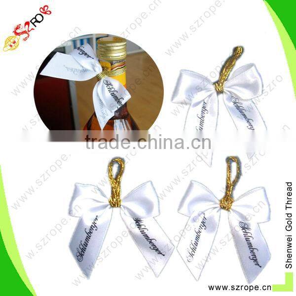 colored bow for bottle,bottle neck decorative bows