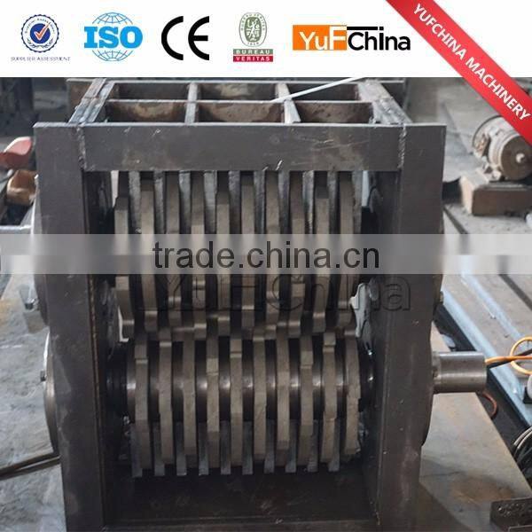 Large capacity used tire shredder machine for sale