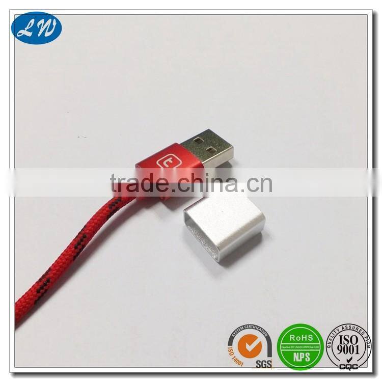 cheap cnc machining service for aluminum spare parts with USB charger