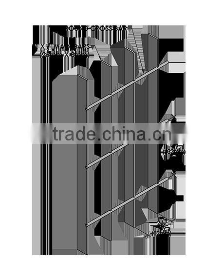 ASTM DIN Steel Guardrails Steel Rails Security Fences for residence