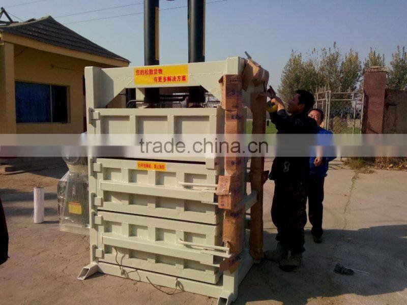 Hydraulic hay baler machine,cardboard baling press machine HD-30T