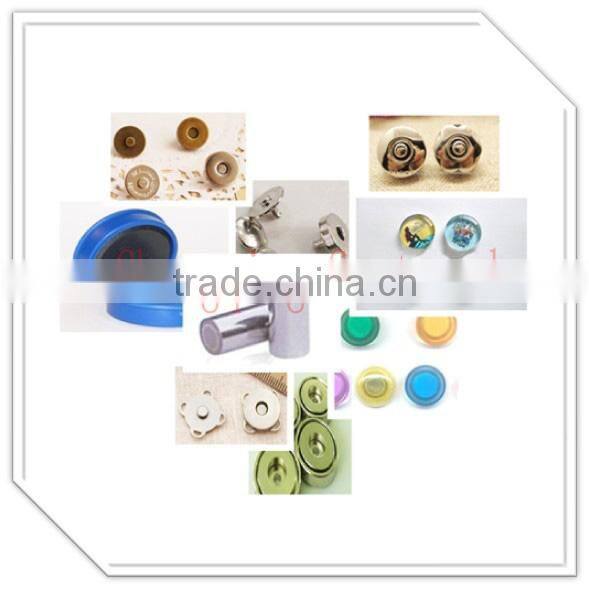 Neodymium N35 Strong hidden magnetic button fasteners for clothing
