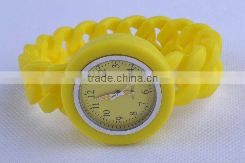 twist silicone watch with interchangeable band