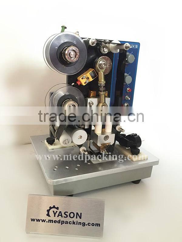 Hot stamp coding machine, ribbon coding machine,date printer on bag/film/paper sheet automatic printing