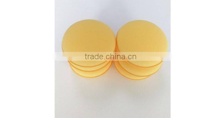 Promotional cheap car wax sponge , customized logo car wax applicator sponge