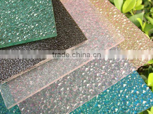 PC embossed sheet,polycarbonate solid sheet,plexiglass