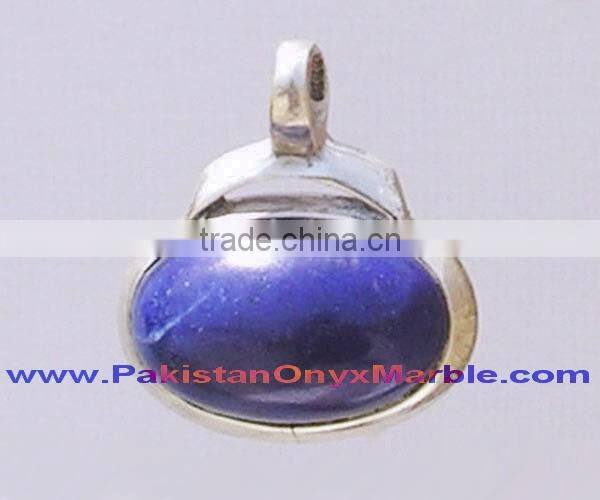 Colorfull Top Quality STERLING SILVER PENDANTS LAPIS LAZULI JEWELRY