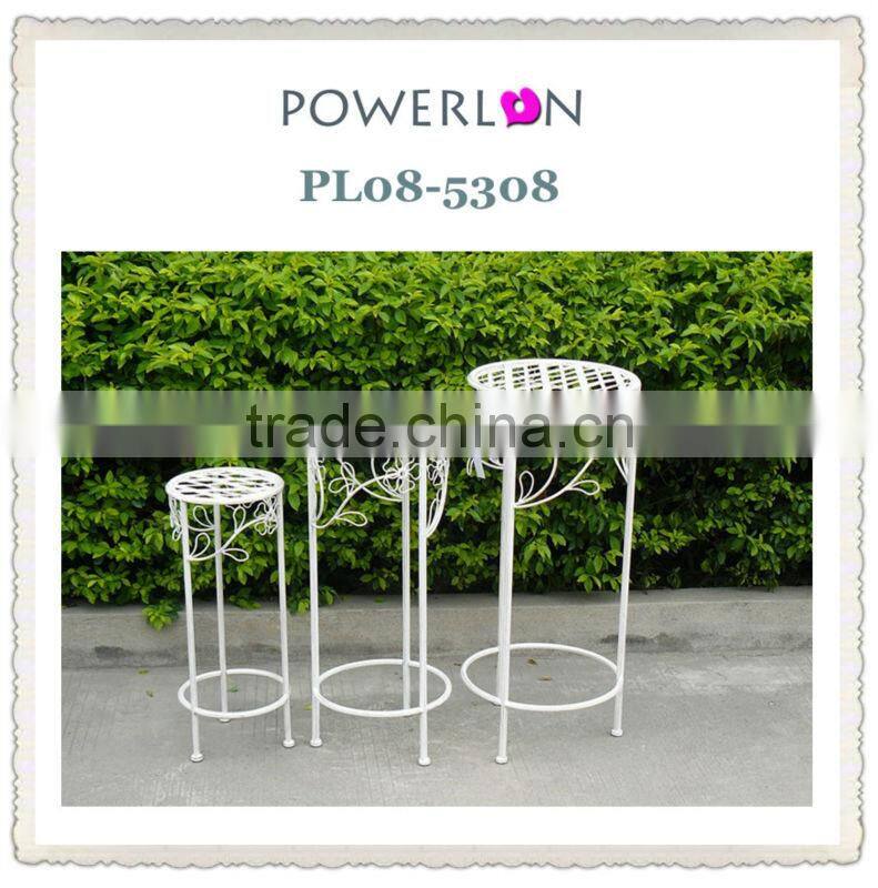 Waterproof Antique Tall Round Wedding Flower Stands (3pcs/Set)