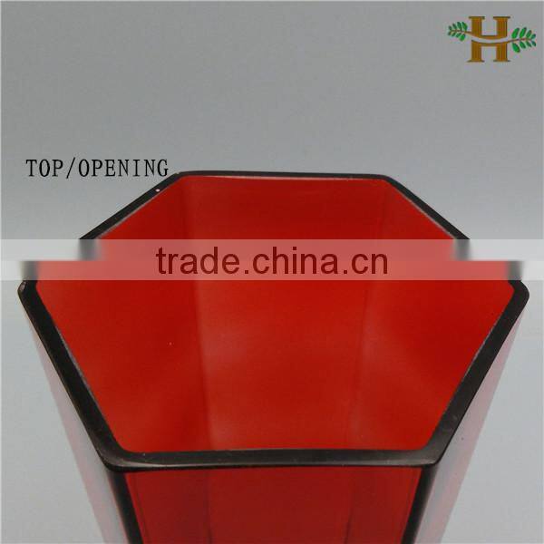 cheap handblown stained glass vases for flower