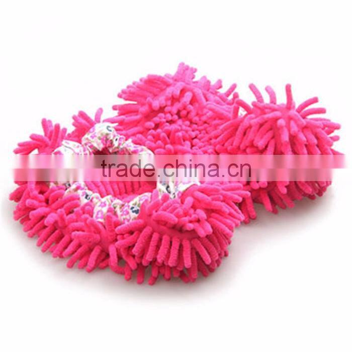 Reusable Floor Cleaning Dust Slipper Shoe Cover Mop Cloth