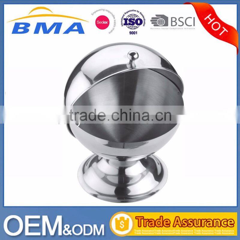 Stainless Steel Spice Jar Condiment Server Sugar Bowl with Rolltop Lid