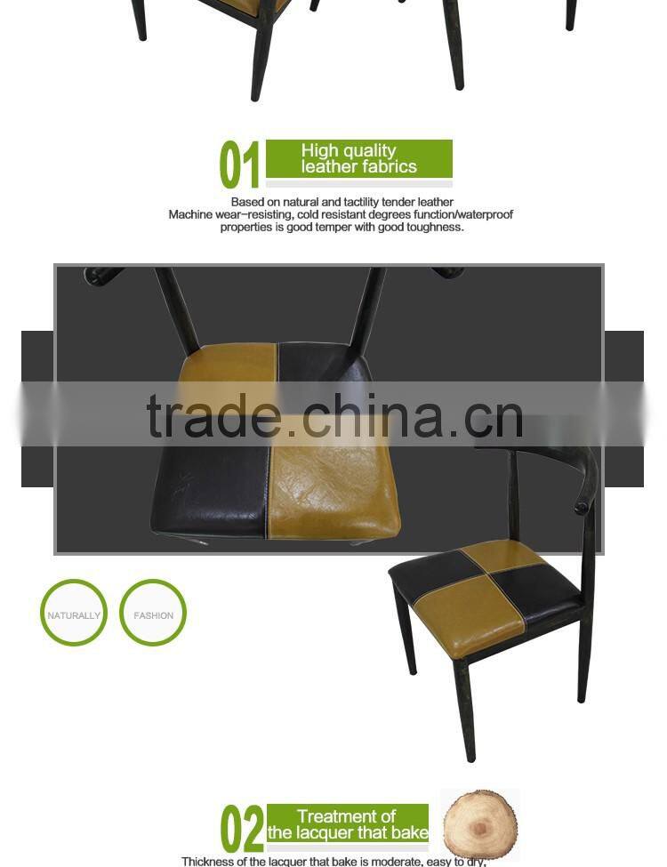 Hot !!! American casual iron chair with outdoor