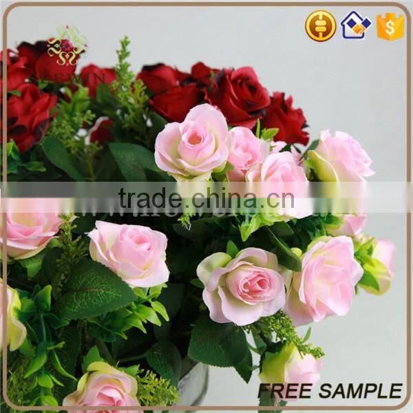 pink rose artificial flowers decoration