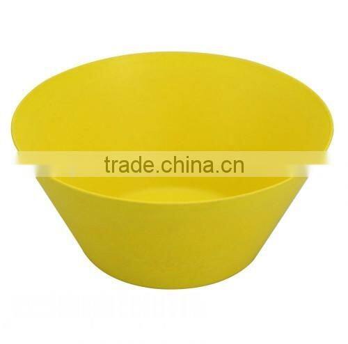 GREEN Eco friendly unbreakable reusable bamboo fiber take away bowl/salad bowl