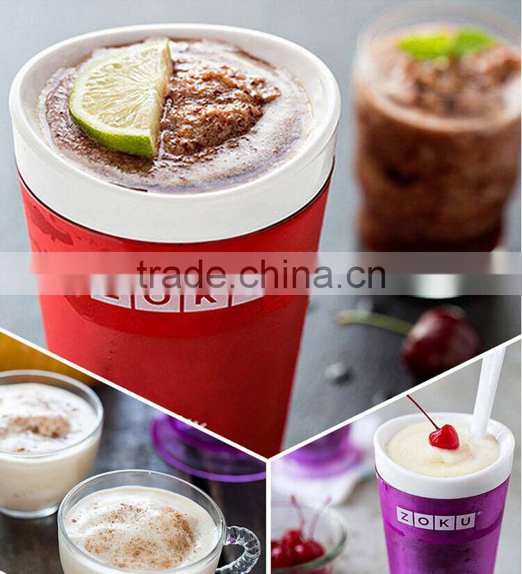 Supply fashion Homemade ice cream machine smoothie cup / milkshake cup
