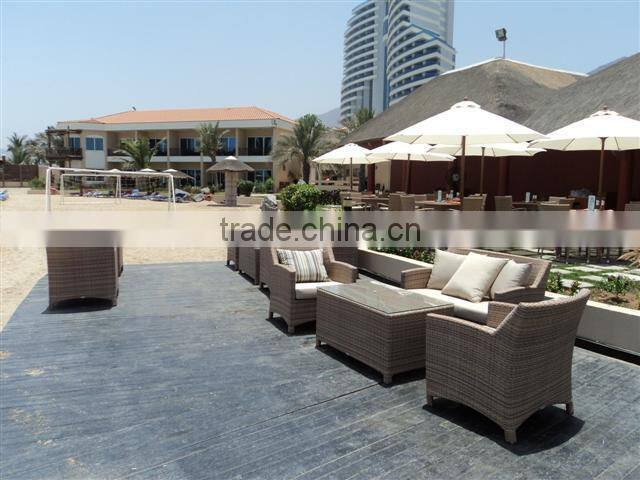 China 2015 new desige glass dining table in the garden outdoor furniture