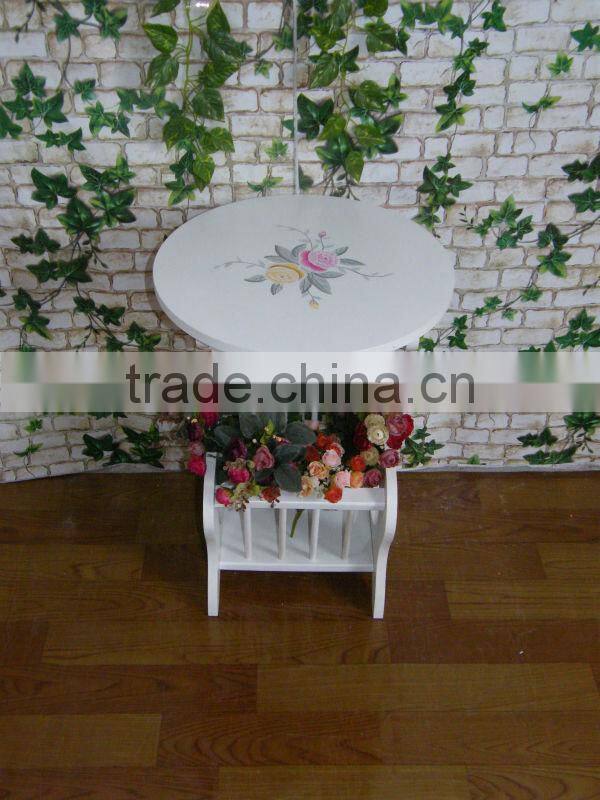 modern round table with folding leg/coffee table/ leisure table