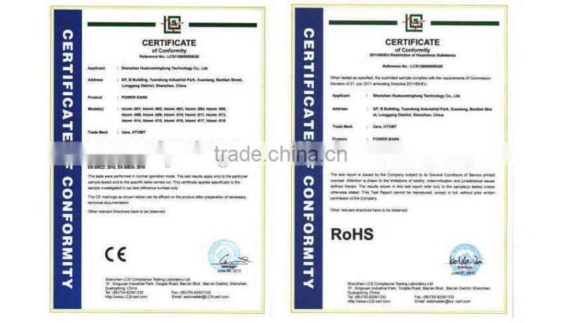 twisted perfume power bank for mobile phone with CE ROSH