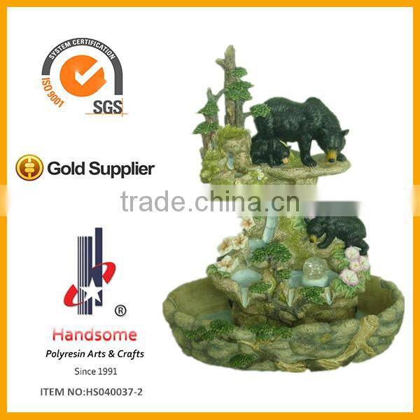 25" eagle animal water fountain garden water fountain