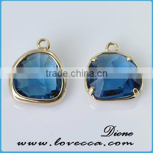 2017 new natural semi precious stone necklace birth stone pendants