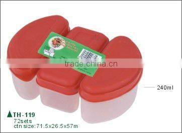 food container set,plastic box for food,pp storage box
