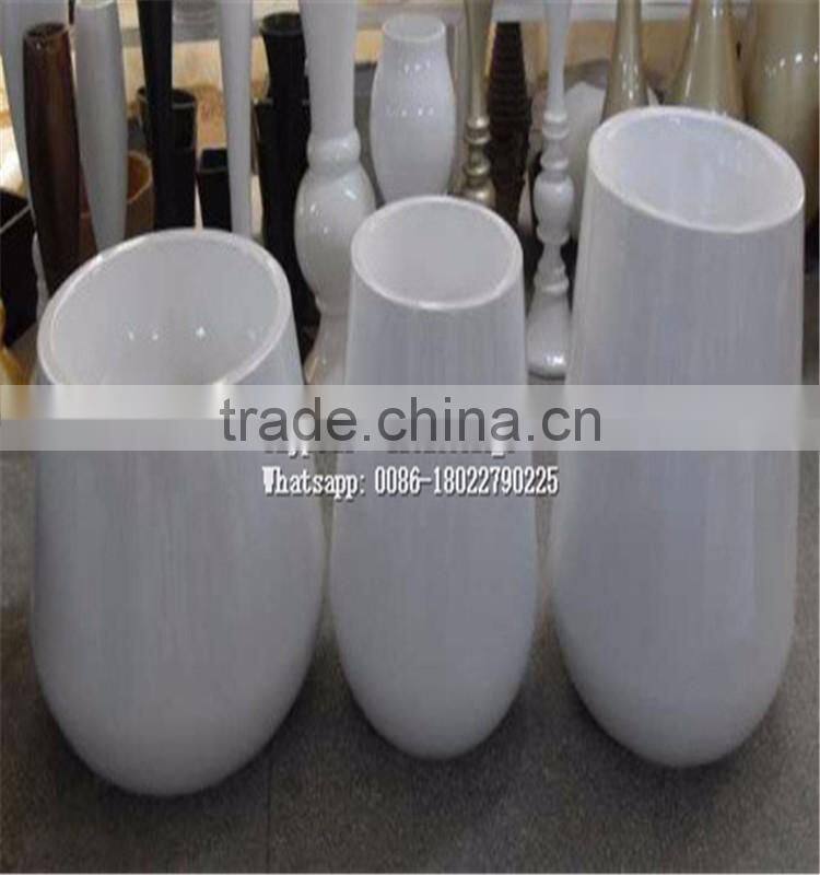 SJ20171010 2017 china manufacturer indoor plant fibre flower vase