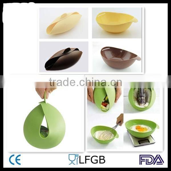 Food grade material multi-purpose silicone baking bowl/silicone fish bowl/Silicone steaming bowl