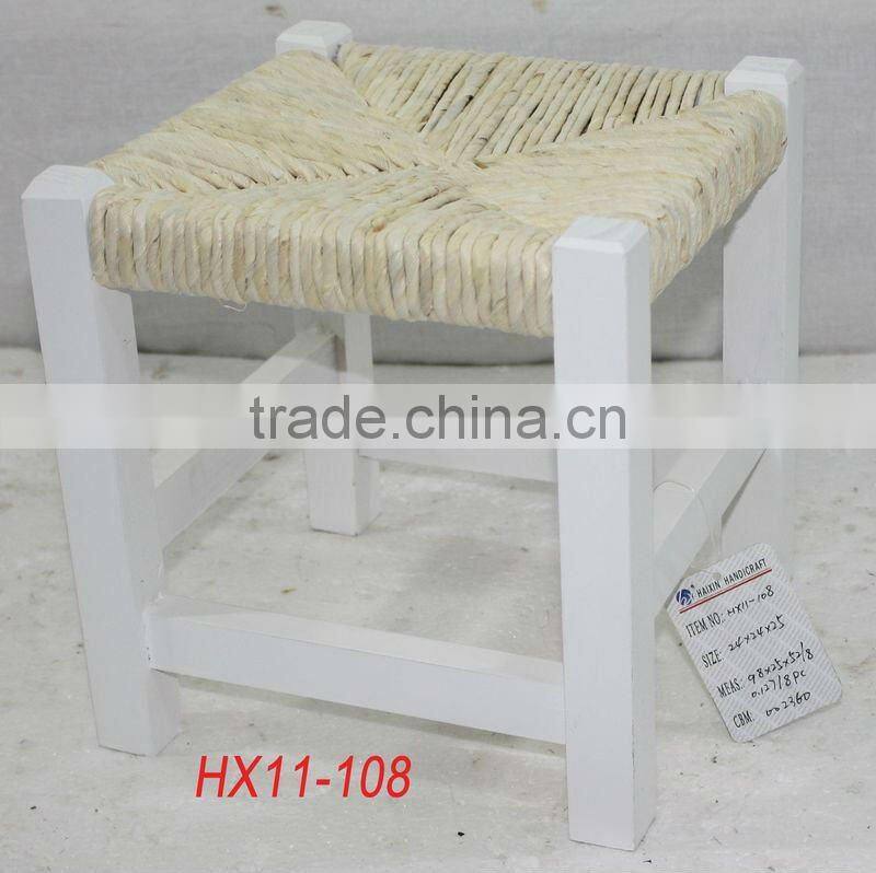 Antique wooden saet stool for children