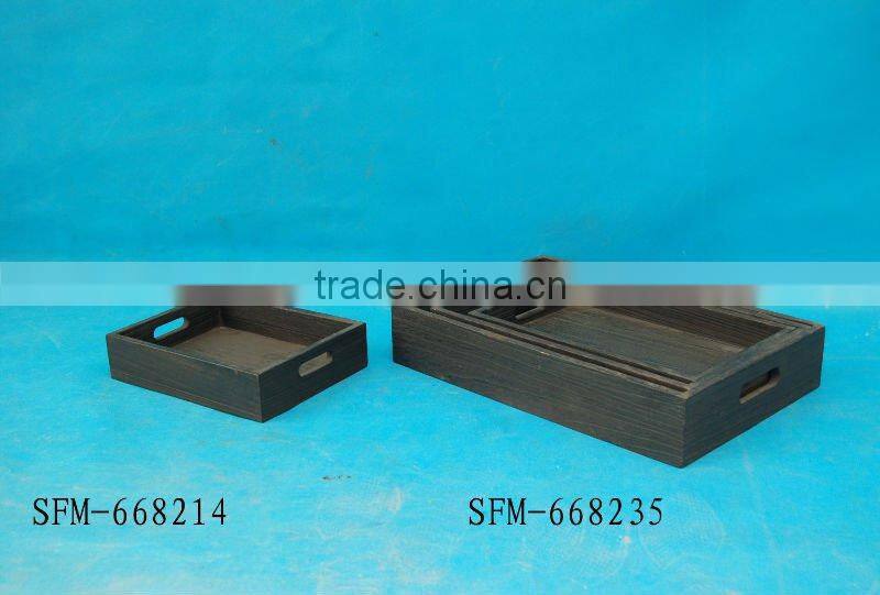 Wooden wine rack for home or bar