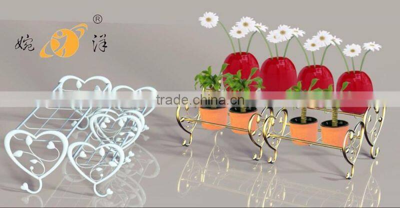Hot selling decortive floorstanding indoor metal flower stand