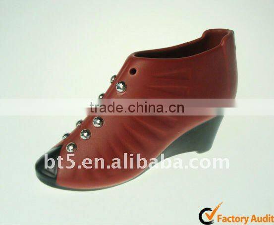 Girls fashion shoes ceramic vase