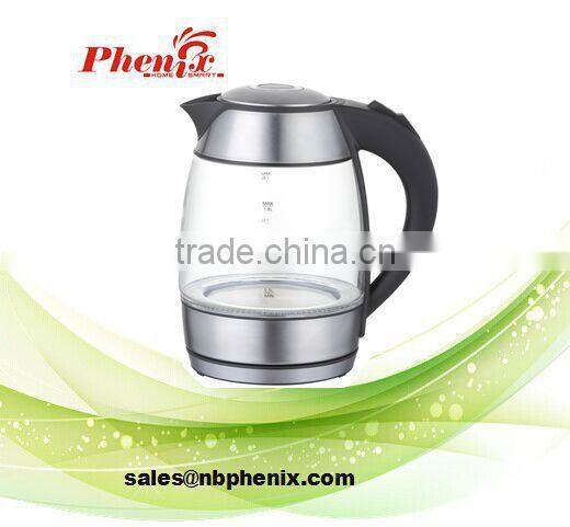 1.8L electric tea kettle with glass body