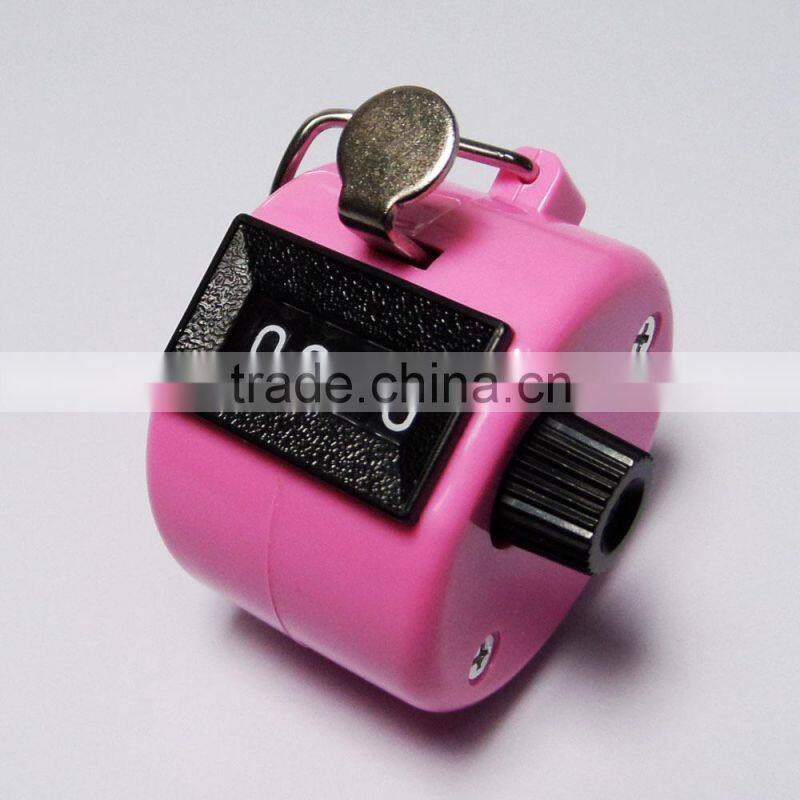 Multi functional 4 digital plastic manual tally counter