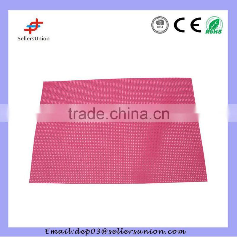 45*30cm vinyl solid pp placemats for restaurant