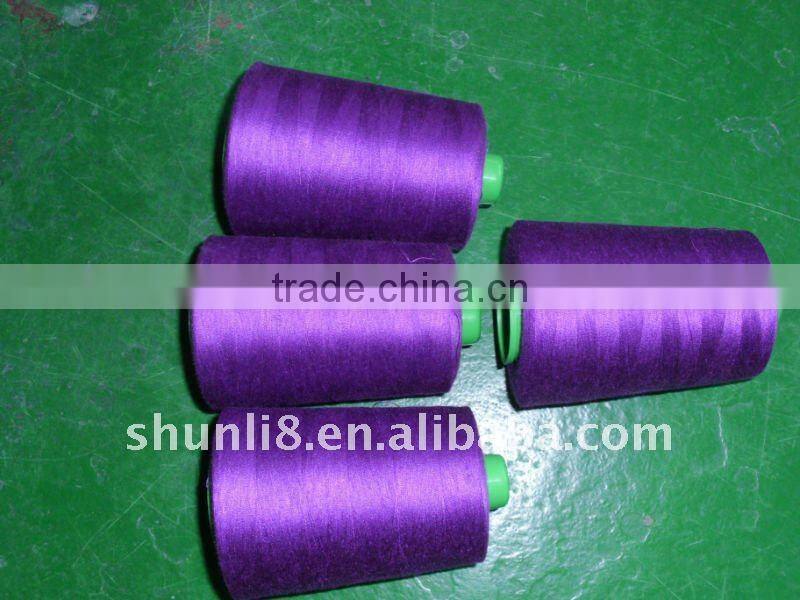 100% spun polyester sewing thread