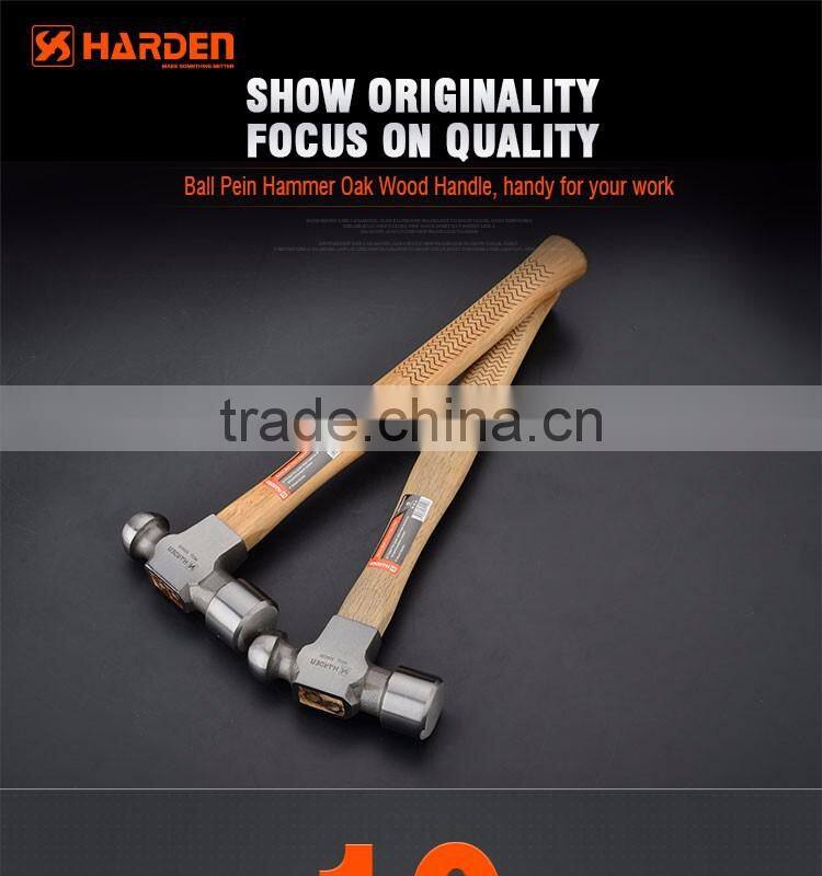 Professional 450g Ball Peen Hammer With Wood Handle