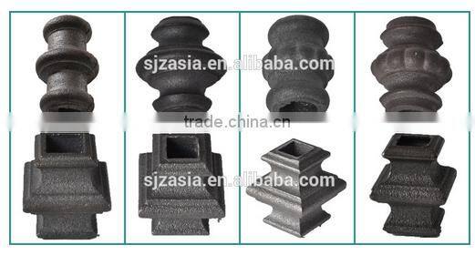 Hot Sales !!! Ornamental Iron Fence Finials, Spears, Caps and Collars